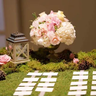 My escort table. Very fairytale style.
