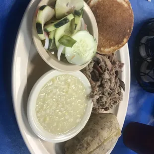 The creamed corn is killer.