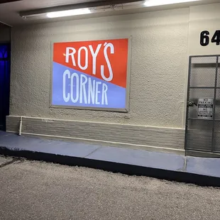 the entrance to the store