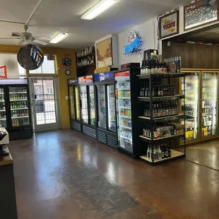 the inside of the store