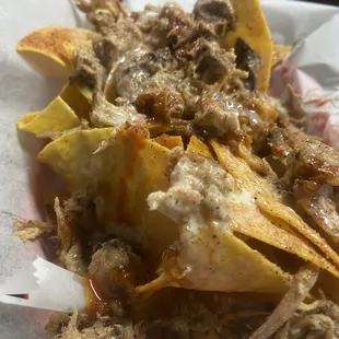 BBQ nachos