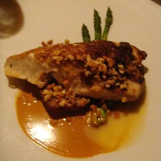 Macadamia Nut Crusted White Fish