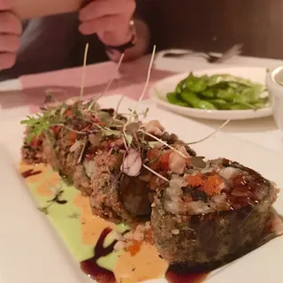 Sushi Mark's "Frying" Dragon