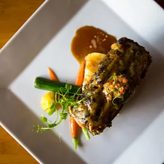 Honey Mustard Charred Braised Beef Short Rib