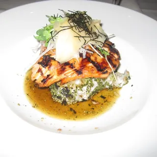 Hibachi Grilled Atlantic Salmon