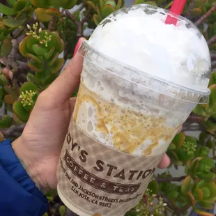 Vanilla Toffee Frappe