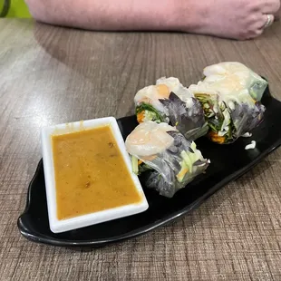 Fresh spring roll with shrimp