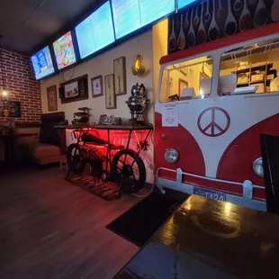 Stopping in for a bite on a roadtrip