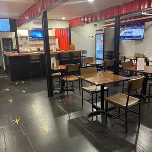 Inside- seating area