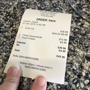 $43+$5 tip=$48 for just lunch! I would rather go somewhere else and get quality food.