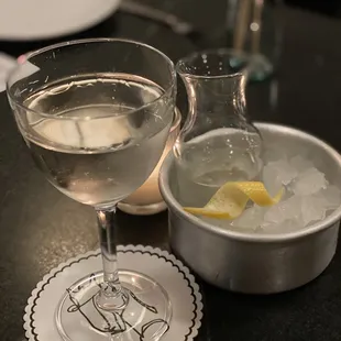 The Vesper. Perfectly crafted and with a lovely presentation of a sidecar