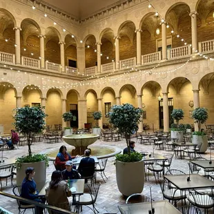 Beautiful courtyard seating