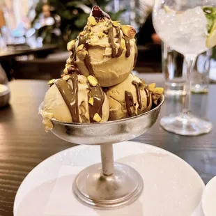 Pistachio gelato - the best pistachio gelato I&apos;ve had