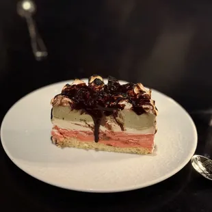 Spumoni flambé