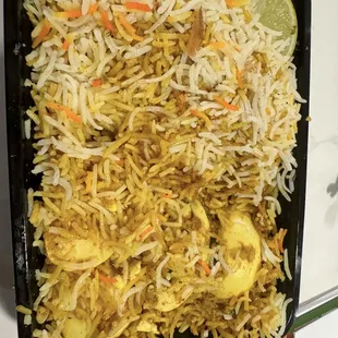 Egg biryani
