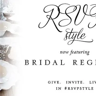 We are excited to introduce fabulous new collections of bridal registry!