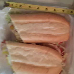 Wow, whole Italian Hoagie