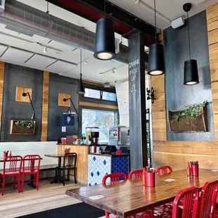the interior of a restaurant