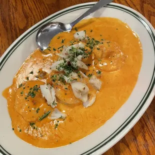 Jack Daniel's shrimp w/jumbo lump crabmeat