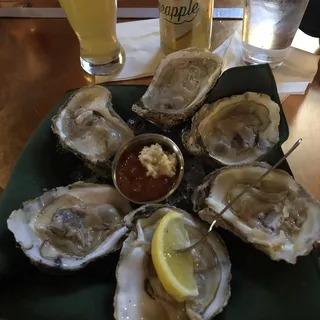OYSTERS ON THE HALF SHELL