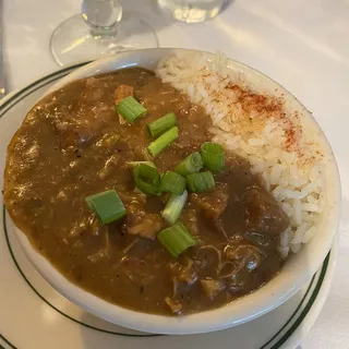 CHICKEN AND ANDOUILLE SAUSAGE GUMBO