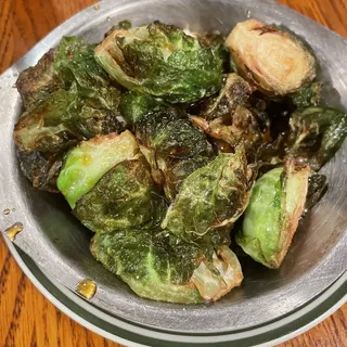 FRIED BRUSSEL SPROUTS