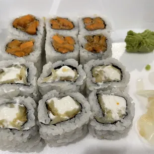 Sweet Potato Tempura and Tempura Cream Cheese Maki Special