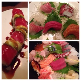 Rich and Famous Roll, Sashimi, Chirashi Sushi