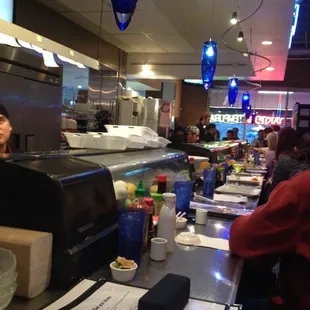 sushi and sashimi, interior