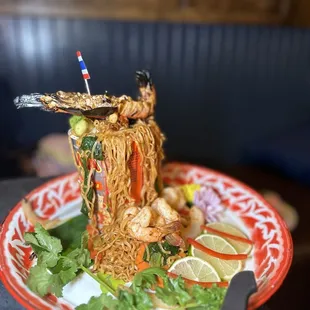 Mama Tom Yum Grilled River Prawn