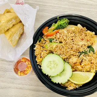 Basil fried rice Lunch