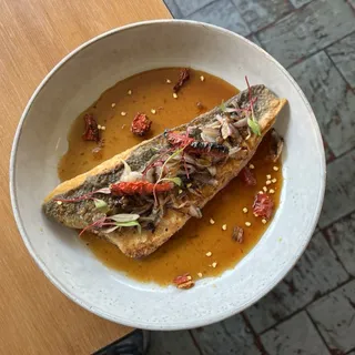 PAN FRIED FISH WITH TAMARIND SAUCE