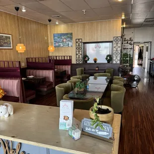 Inside of restaurant