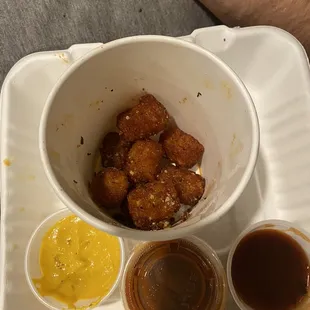 Seasoned tots were so good! Definitely will order again