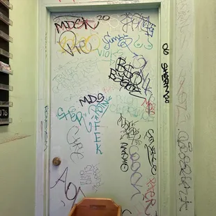 Interior decor and artwork from local goons