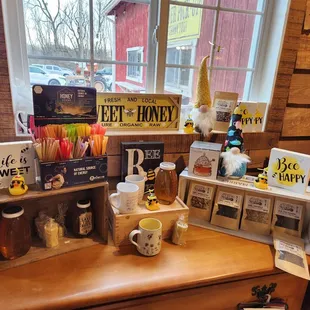 honey display