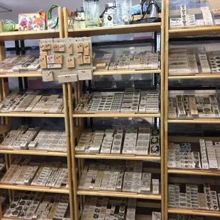 So many rubber stamps!