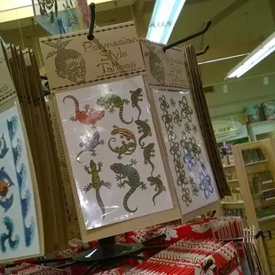 Tattoos! Summer! Yippee! Find them at Rubber Stamp Plantation, Kualoa Ranch, Dole Plantation, Twelve Tribes, Soap Cellar, Bishop Museum...