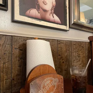 a woman blowing a kiss