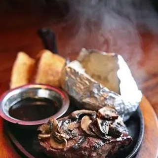 Bourbon Glazed Steak