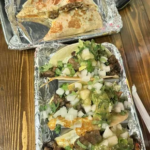 Surprised this place was not full when I got here. The food was so good especially the quesadillas. I was filled up so fast