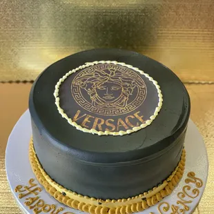 Versace black cake!
