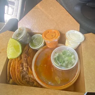 3 Barbacoa Tacos