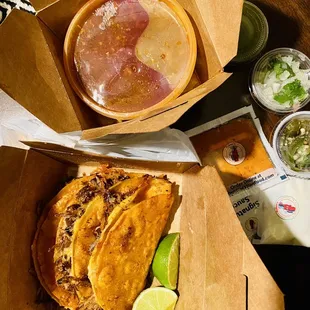 3 Birria Tacos