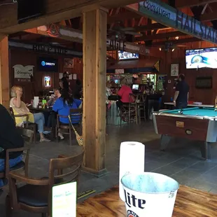 customers sitting at tables