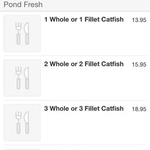 Menu shows two whole at 15.95 I was charged 20. Is there 4.00 tax on 15.95? I will never ever return.