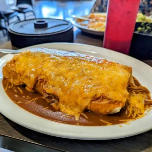 Ruben&apos;s burrito, smothered