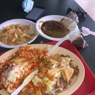 Enchiladas Plate, Lousy