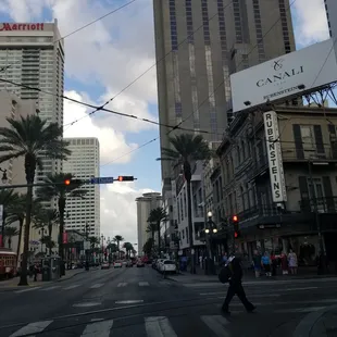 Rubensteins at the corner of St. Charles and Canal.