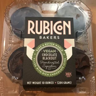 Vegan Chocolate Blackout Cupcakes